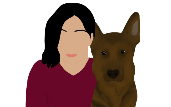 Illustration of Karina from Trina & Friends K9 Rescue