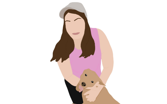 Illustration of Janessa Baar of Roatan Rescue