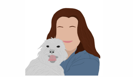 Illustration of Patti From Dallas Dog