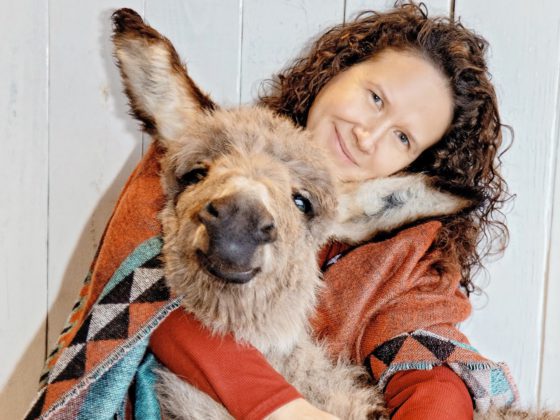 tawnee preisner with donkey