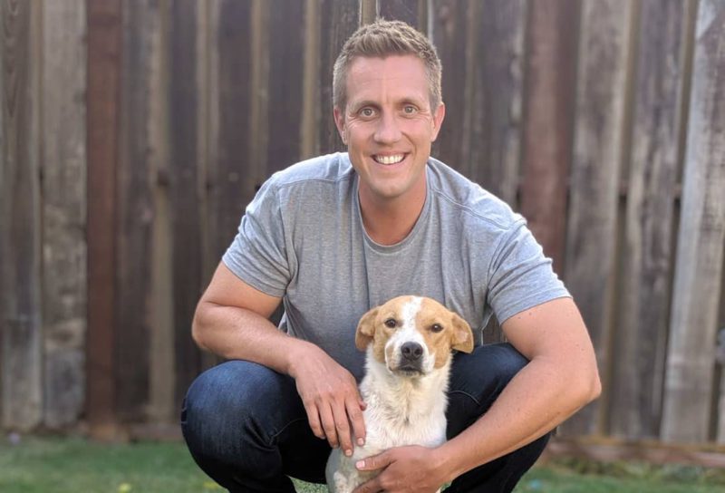 rocky kanaka and dog