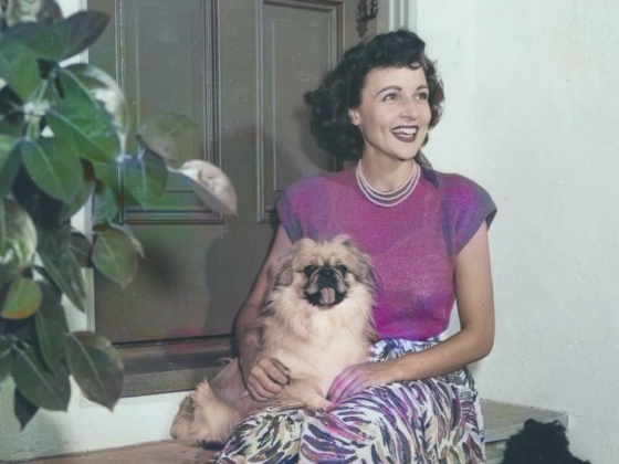 Betty White and Dog